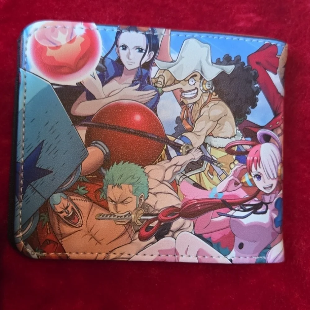 New One Piece Anime Manga Leather Wallet